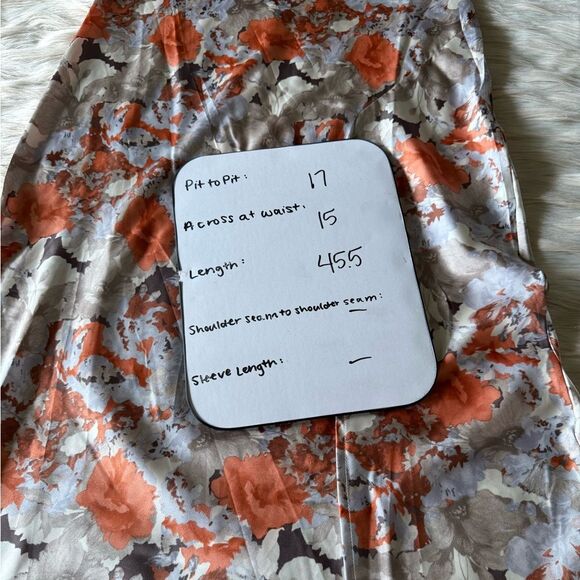 Paper Heart Floral Drape Neck Midi Slip Dress In Multicolor - Picture 8 of 8